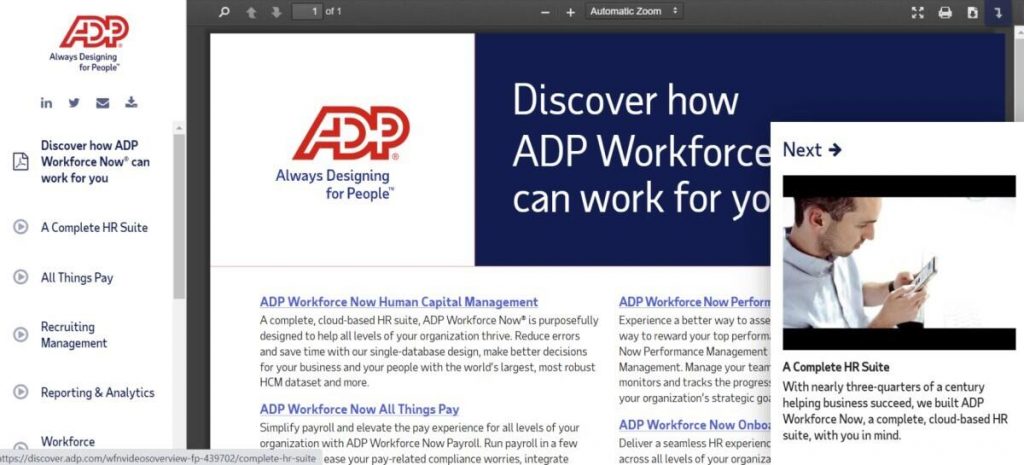 STARTER - ADP Workforce Now Video Library